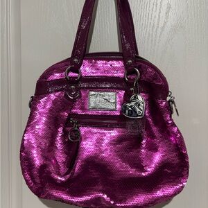 Vintage coach Poppy Pink Sequin Women's Bag